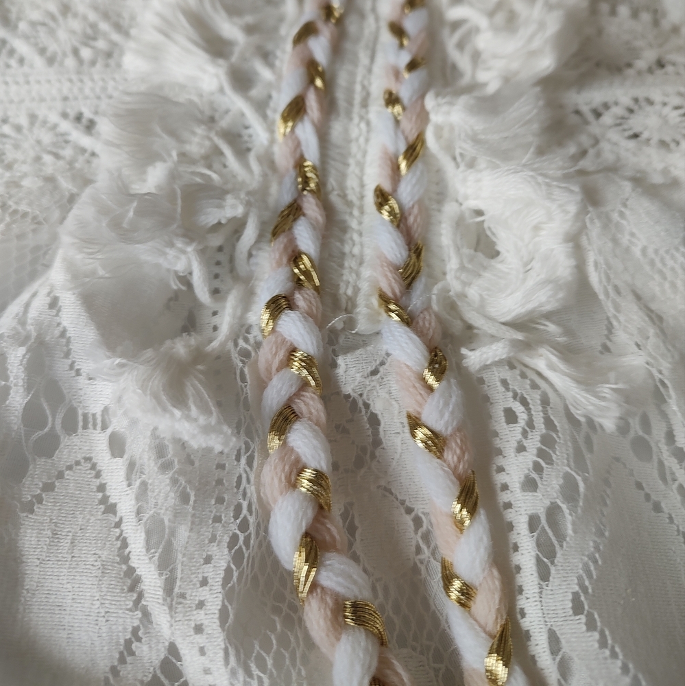 New Boho White Lace Beach Wedding Party Dress - Picture 5 of 8